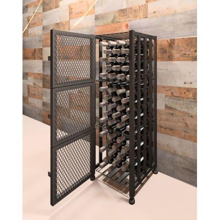 VintageView Case and Crate 48 Bottle Capacity Free Standing Wine Cabinet with Lockable Doors